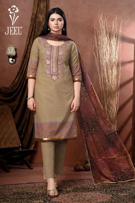JEEL Punjabi Suit - Beige
