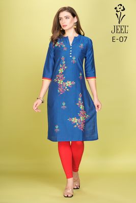 JEEL Embroidery Kurti