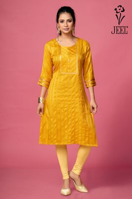 JEEL Casual Kurti - Gold Edition