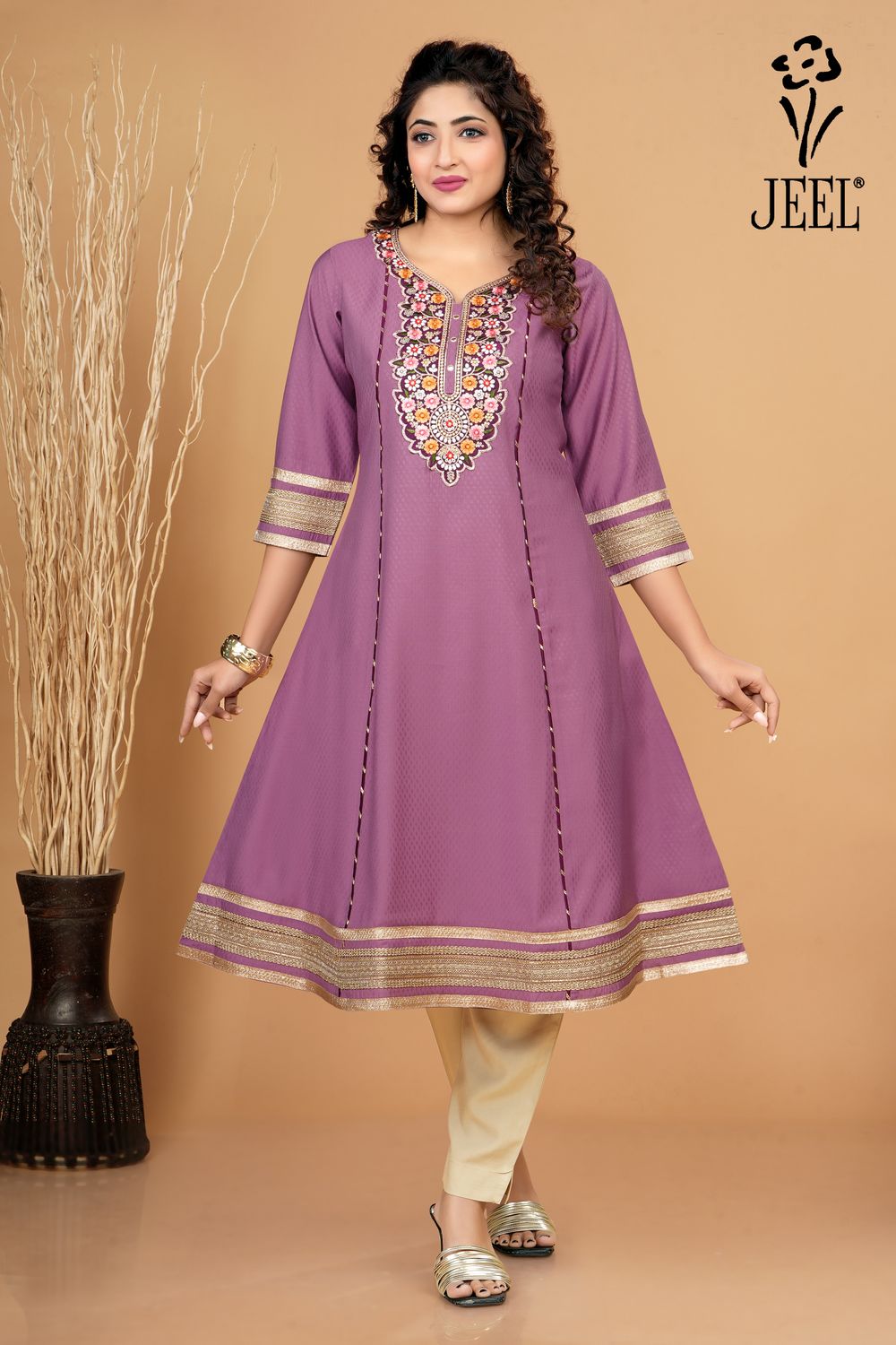 JEEL Supreme Kurti - Lilac