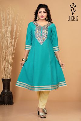 JEEL Supreme Kurti - Rama Green