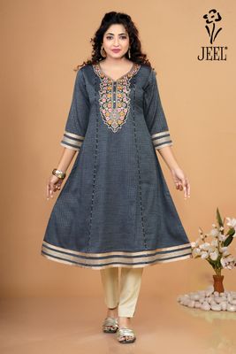 JEEL Supreme Kurti - Grey
