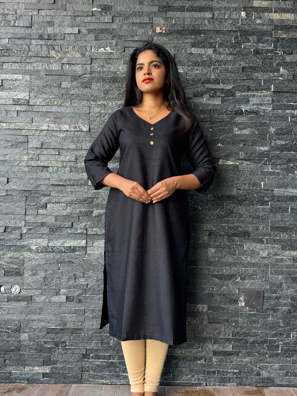 JEEL Varnika Kurti - Black