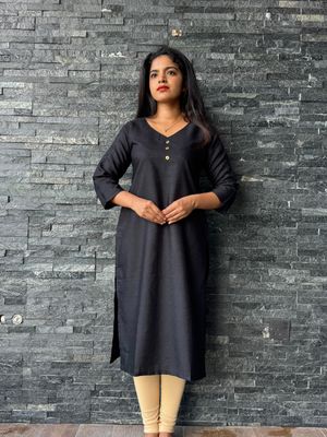 JEEL Varnika Kurti - Black