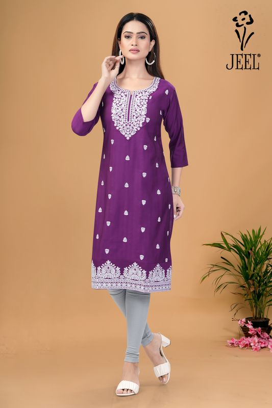 JEEL Supreme Kurti - Violet