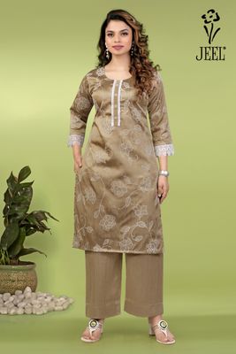 JEEL Kurti &amp; Plazo Set