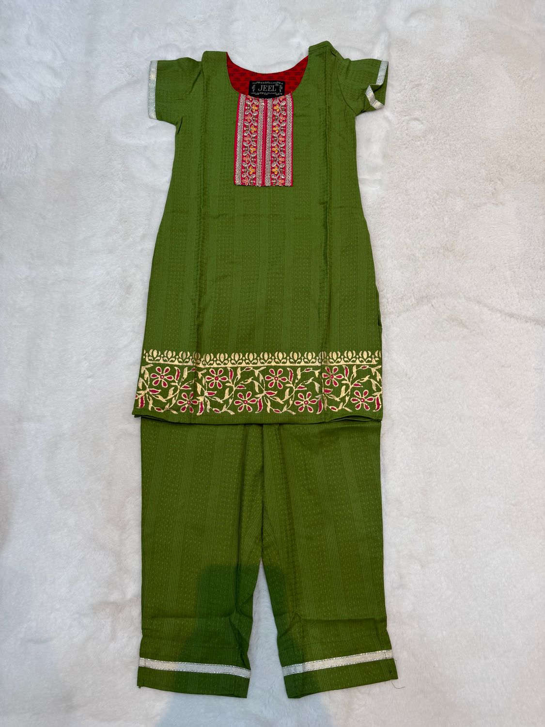 JEEL Children Kurti &amp; Pant Set