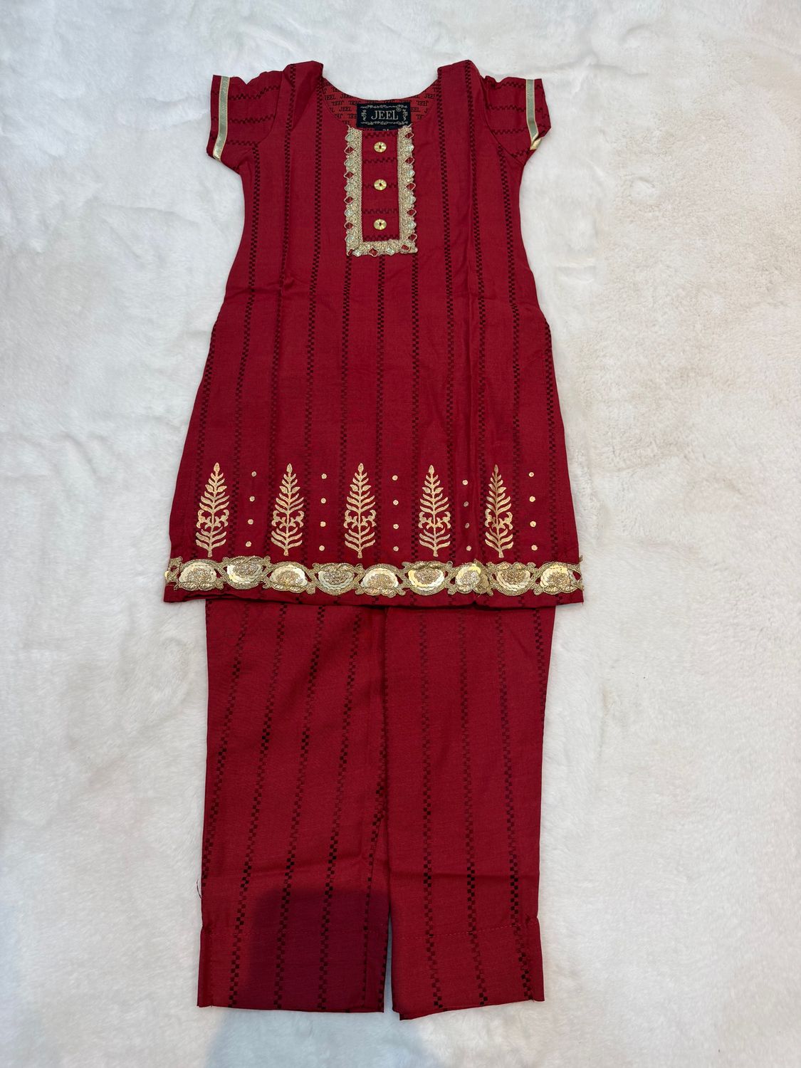 JEEL Children Kurti &amp; Pant Set