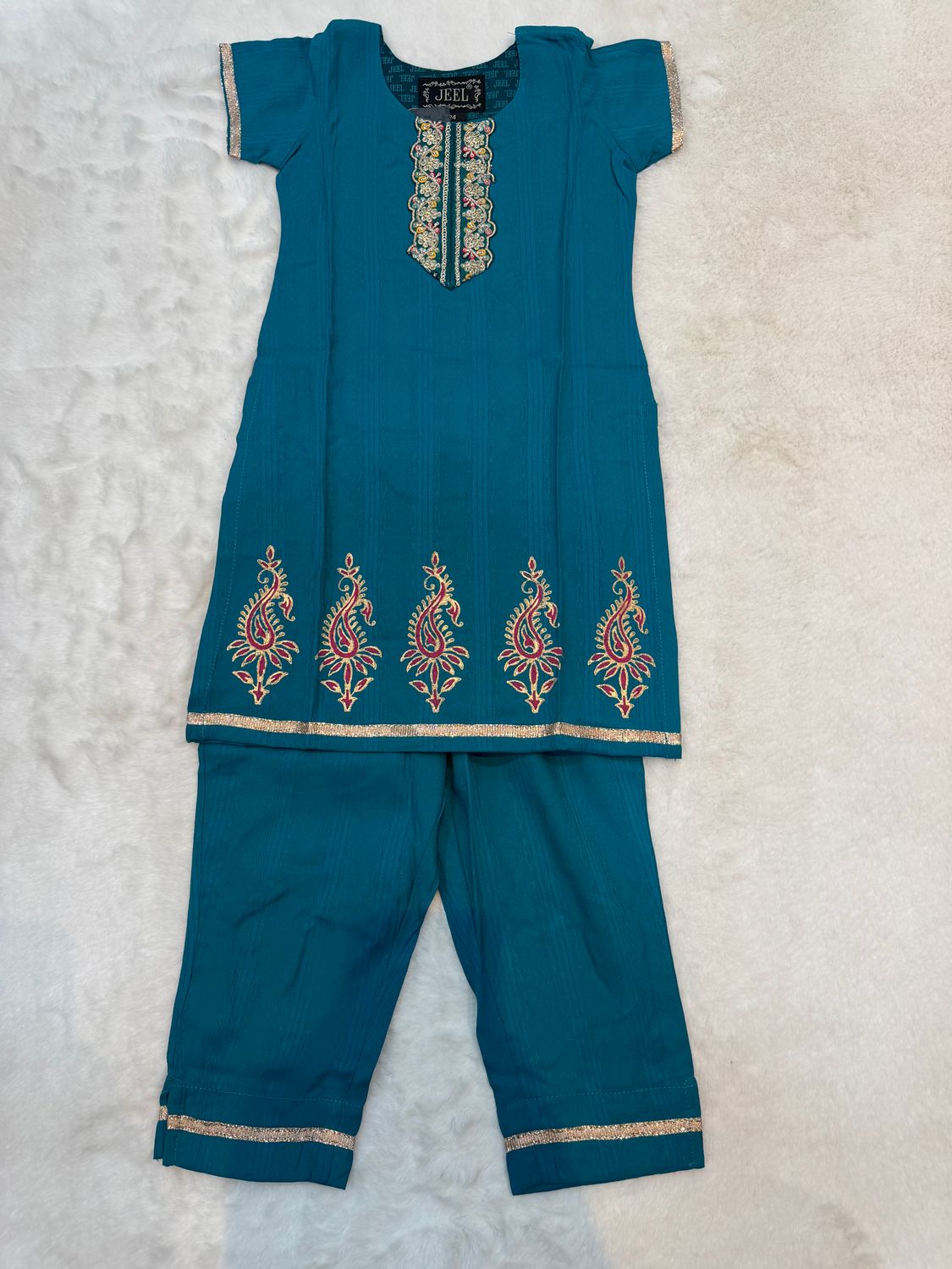JEEL Children Kurti &amp; Pant Set