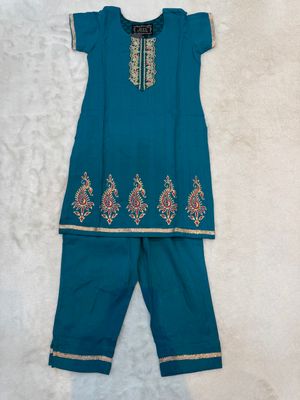 JEEL Children Kurti &amp; Pant Set