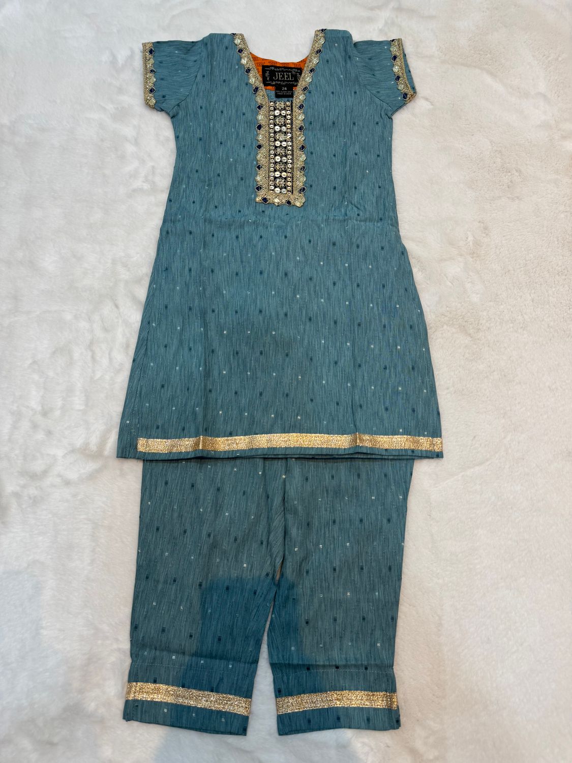 JEEL Children Kurti &amp; Pant Set