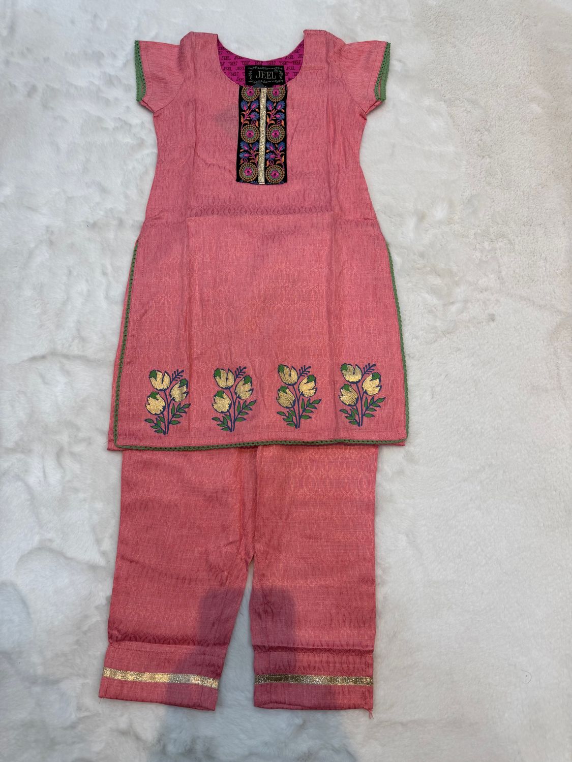 JEEL Children Kurti &amp; Pant Set
