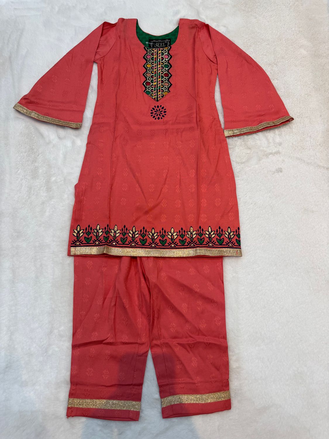 JEEL Children Kurti &amp; Pant Set
