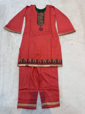 JEEL Children Kurti &amp; Pant Set