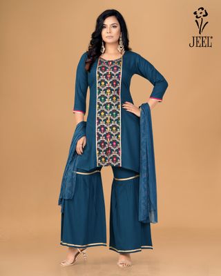 JEEL Punjabi Suit - Sharara