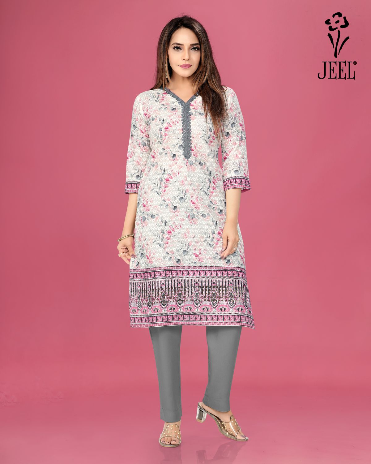 JEEL Chikan Kurti