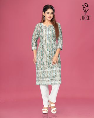JEEL Chikan Kurti