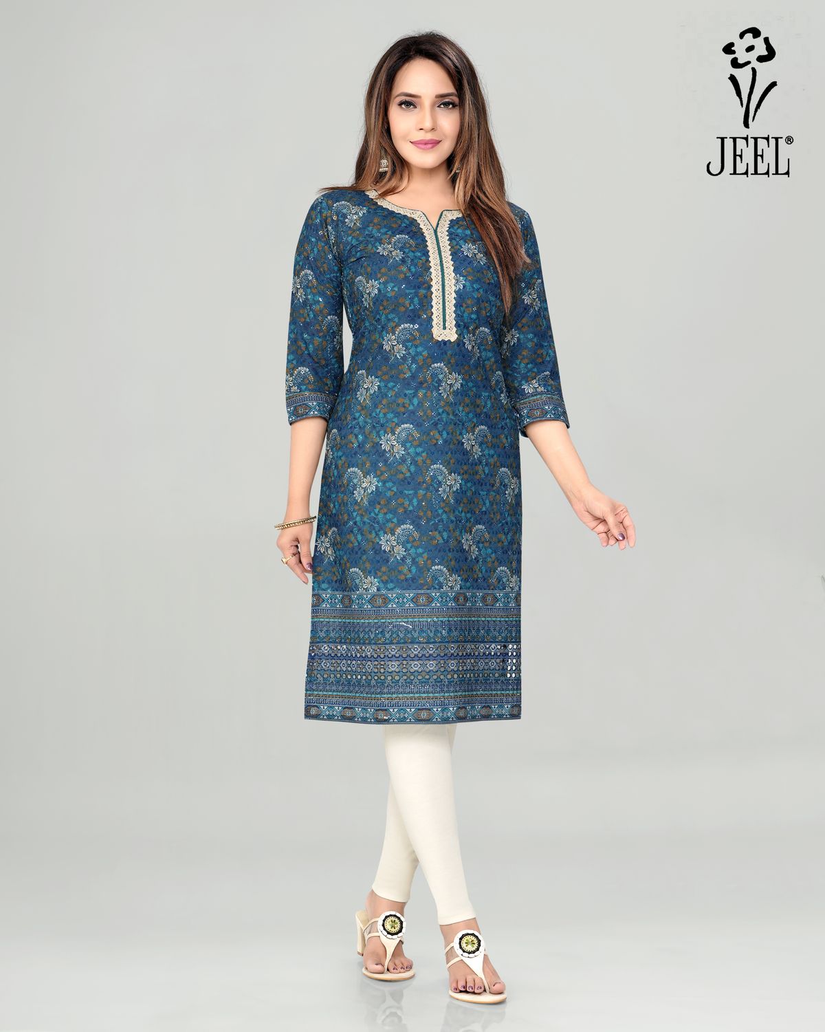JEEL Chikan Kurti