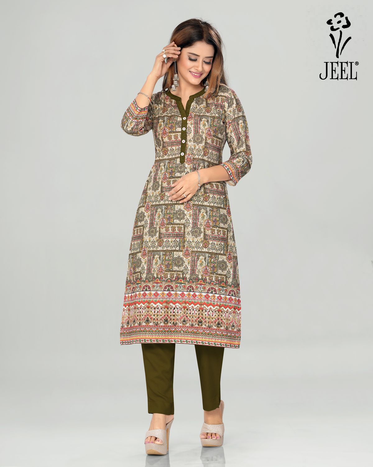 JEEL Chikan Kurti