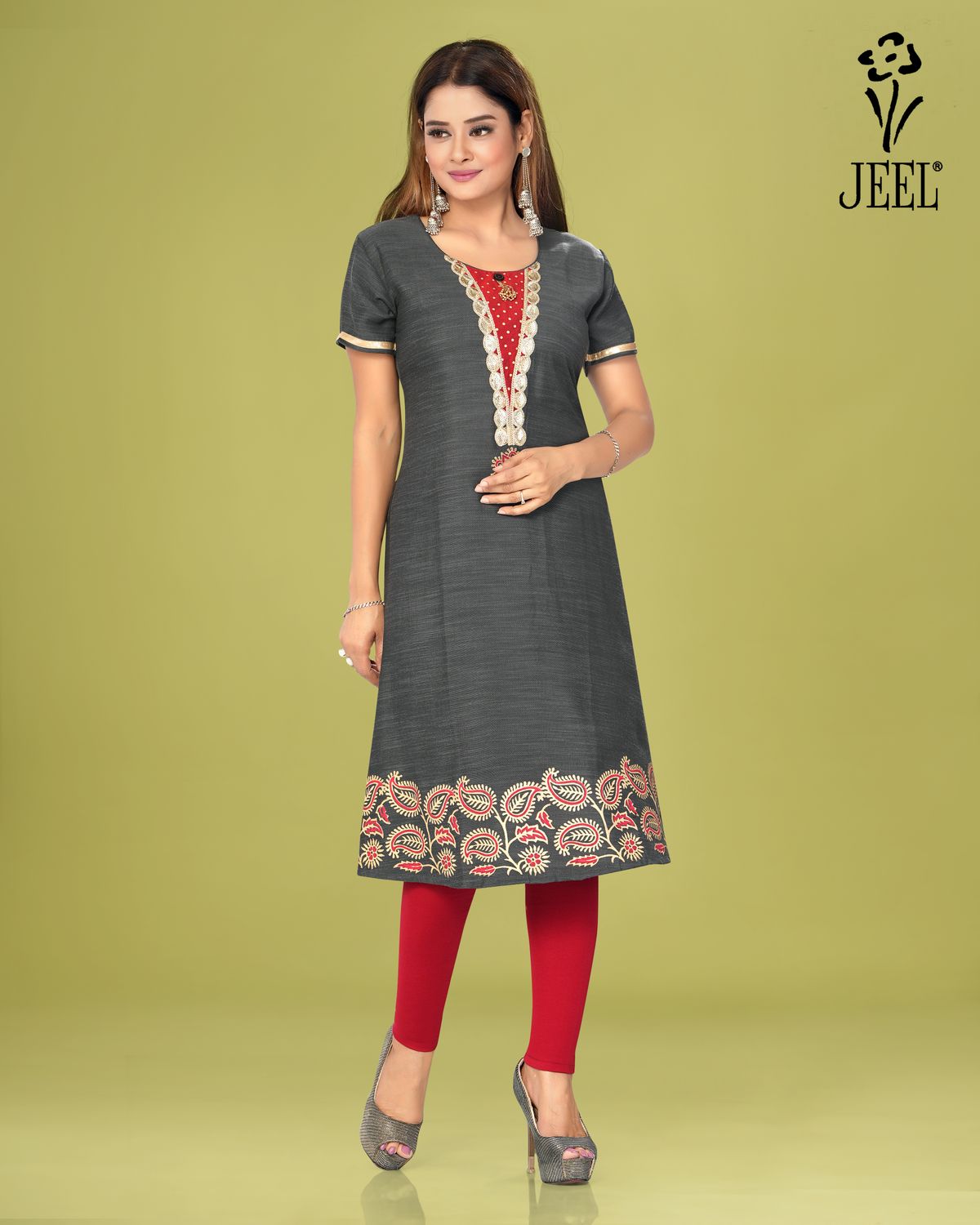JEEL Urban Kurti - Semi Flare