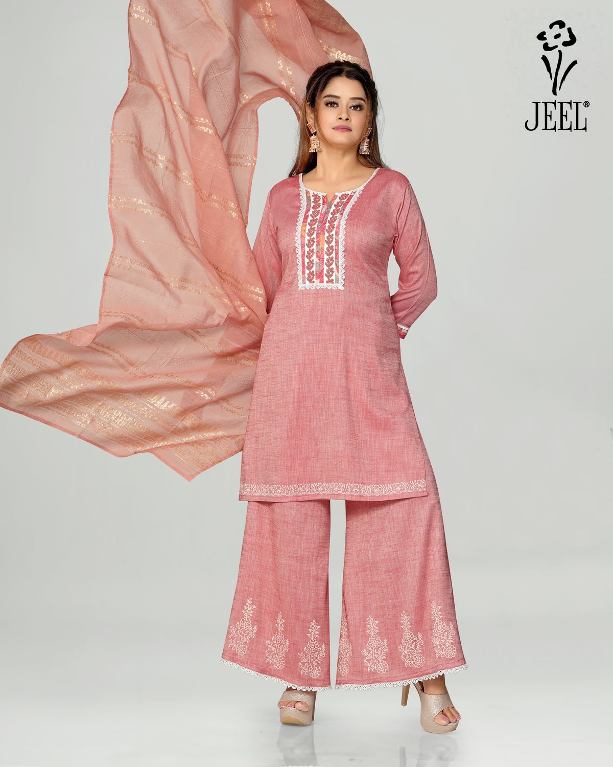 JEEL Punjabi Suit - Plazo