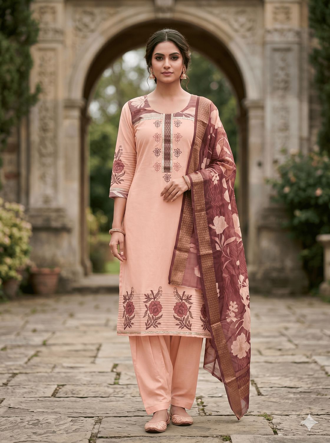 JEEL Punjabi Suit - Plazo