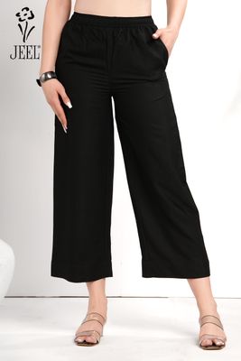 JEEL Plazo with Pockets - Black