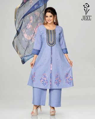 JEEL Punjabi Suit - Plazo