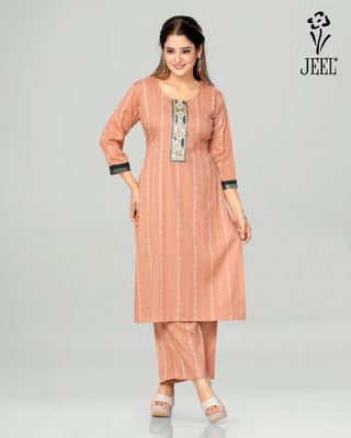 JEEL Kurti &amp; Plazo Set