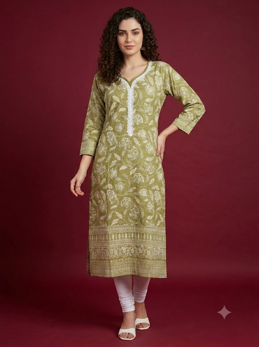 JEEL Chikan Kurti