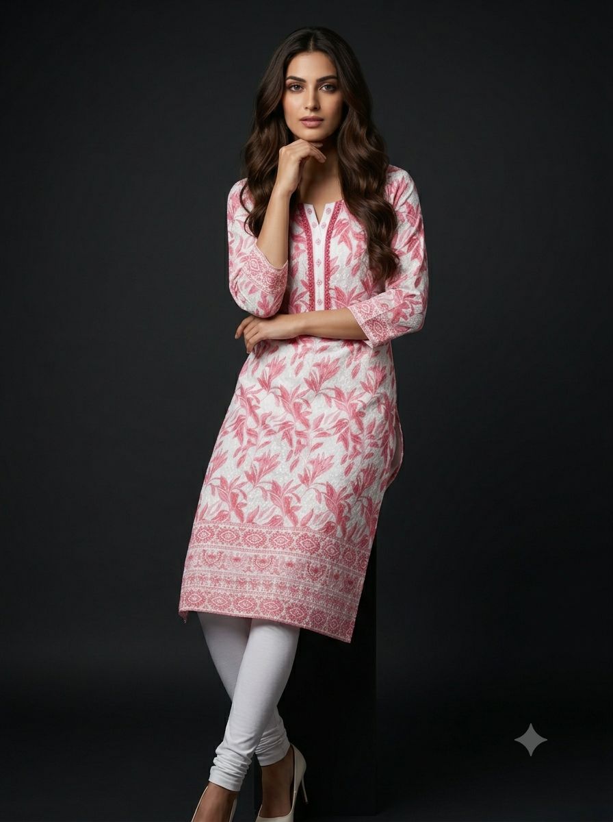 JEEL Chikan Kurti