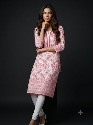 JEEL Chikan Kurti