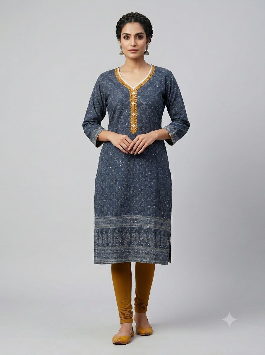 JEEL Chikan Kurti