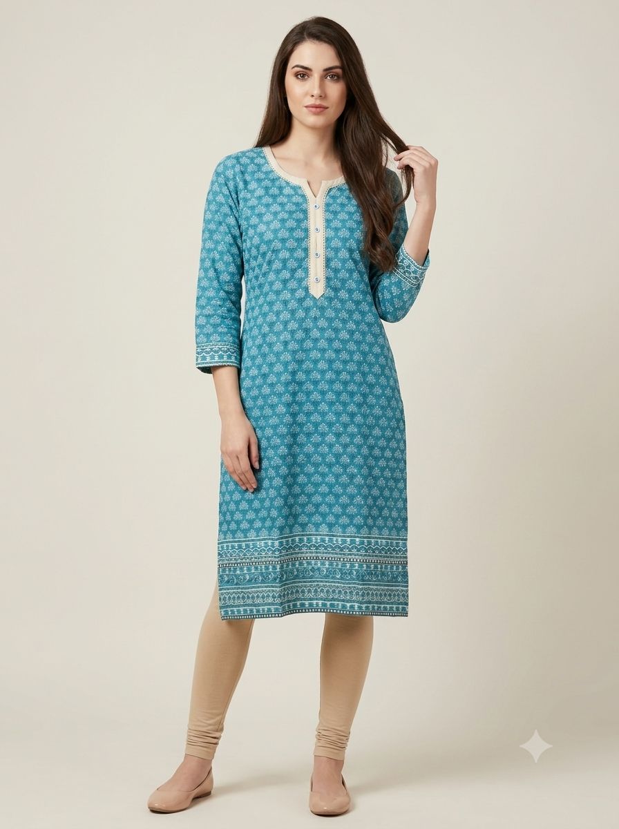 JEEL Chikan Kurti