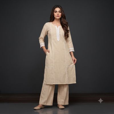 JEEL Kurti &amp; Palazzo Set 