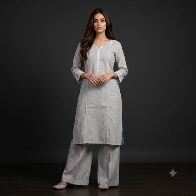 JEEL Kurti &amp; Palazzo Set