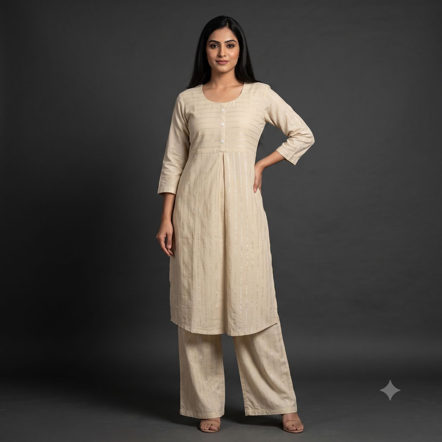 JEEL Kurti &amp; Palazzo Set