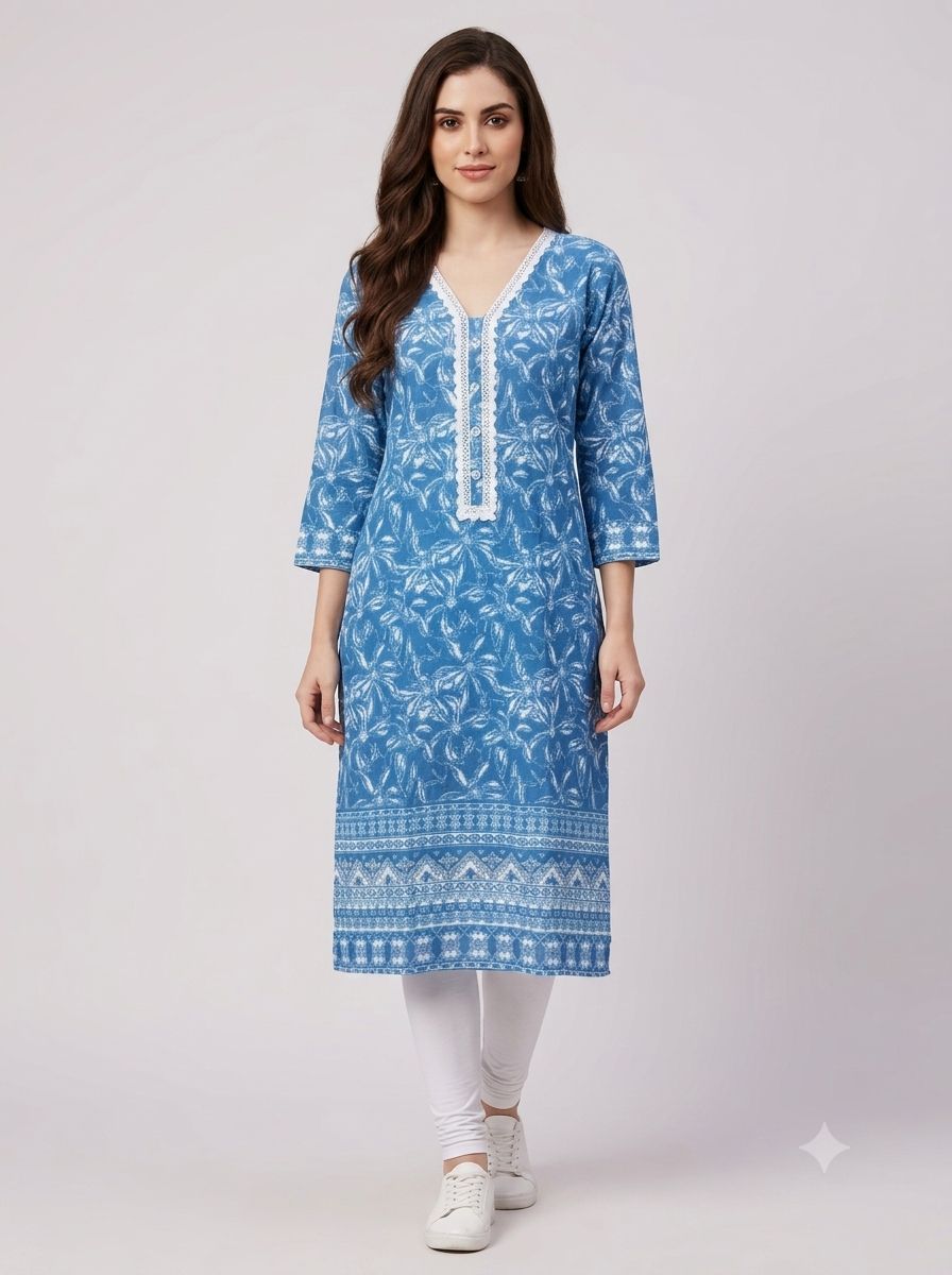 JEEL Chikan Kurti