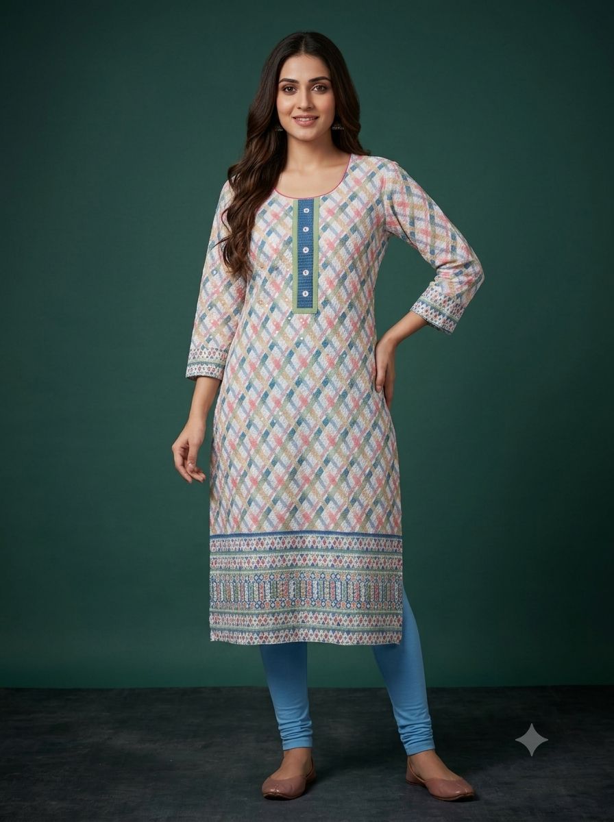 JEEL Chikan Kurti