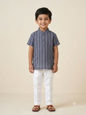JEEL Boys Kurta - Grey