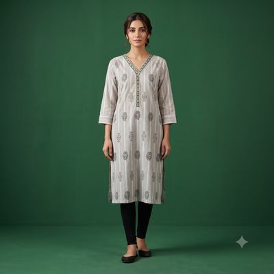 JEEL Urban Kurti - Latte Beige