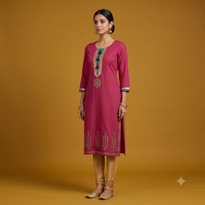JEEL Urban Kurti - Royal Pink