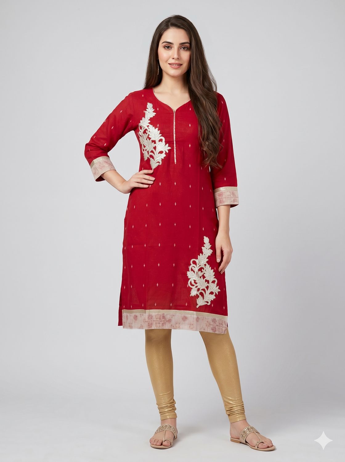 JEEL Urban Kurti - Glam Red