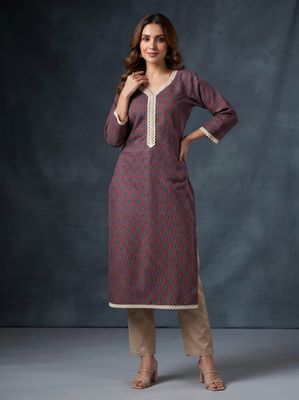 JEEL Kurti &amp; Pant Set