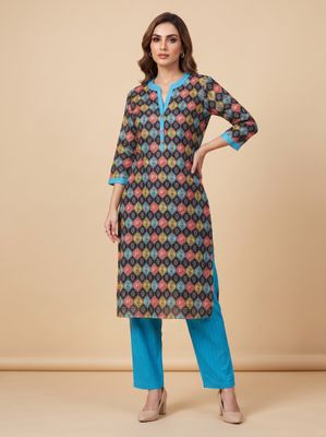 JEEL Kurti &amp; Pant Set