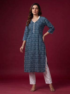 JEEL Kurti &amp; Pant Set