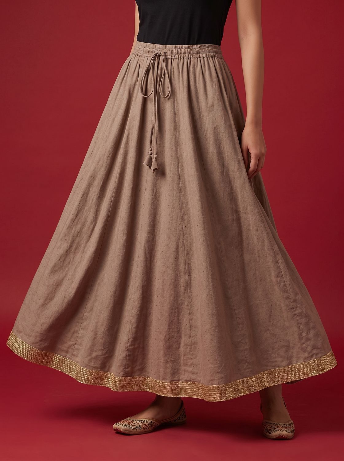 JEEL Skirt - Dark Beige