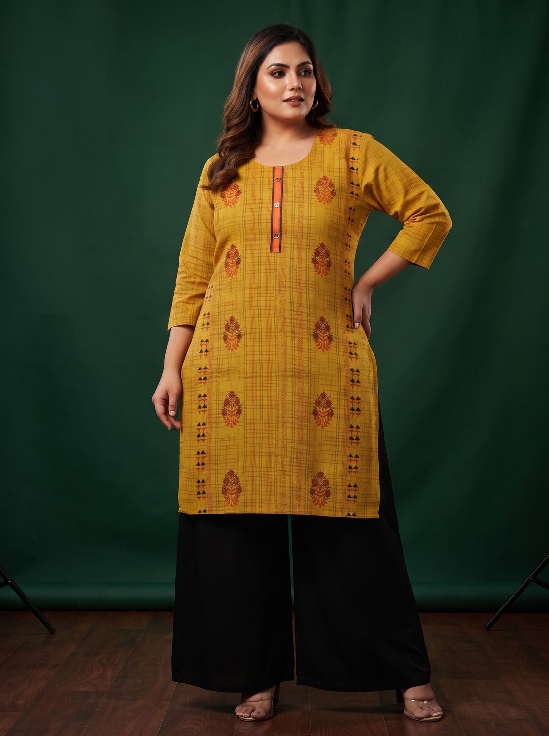 JEEL Casual Kurti - Yellow