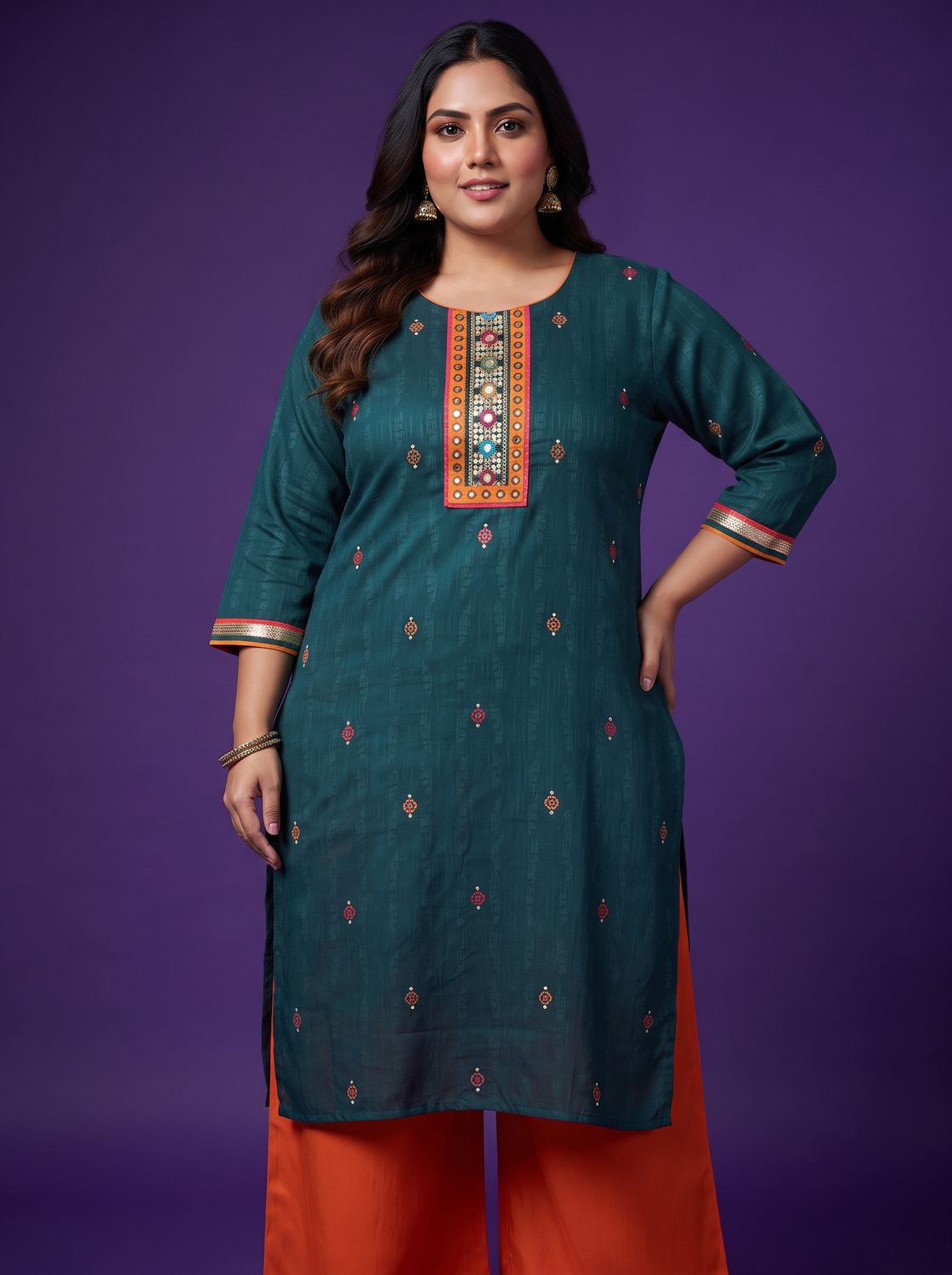 JEEL Urban Kurti - Emerald Green