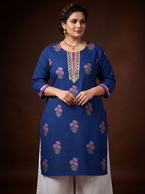 JEEL Urban Kurti - Royal Blue